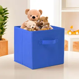 Kuber Industries Blue Foldable Drawer Organisers-34