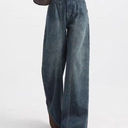 StyleCast x Revolte Women Straight Fit Mid-Rise Dark Fade Jeans-image-78