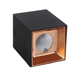 Mufasa Black & Gold-Toned Square Ceiling Lamp-picture-2