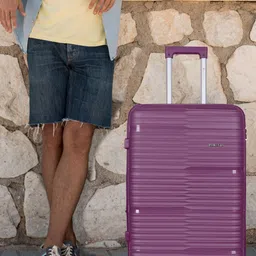 Polo Class Unisex Hard Sided Trolley Bag With Vanity Bag-image-99