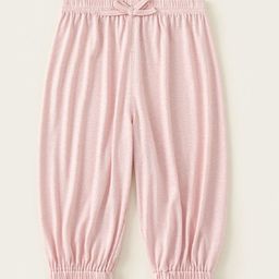 LULU & SKY Girls Solid Loose Fit Low-Rise Trousers-image-36