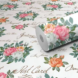 DeCorner Green & White Printed Self Adhesive Wallpaper-picture-27