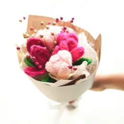 ArteCasa Pink 1 Pieces Rose Artificial Flower-54