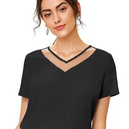 SHOPONBIT V-Neck Short Sleeves Top-image-43