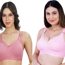 ladyland Pack of 2 Women T-Shirt Non Padded Bra-picture-26