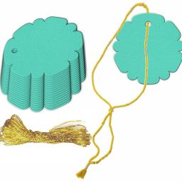 Flower Design Writable Tag with String for Gift Tag Greeting Card-image-79