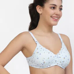 Inner Sense Pack of 2 Printed Full Coverage Anti Odour Maternity Bras with Anti Microbial image 2