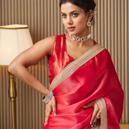 Kalista Sequinned Organza Saree-picture-18
