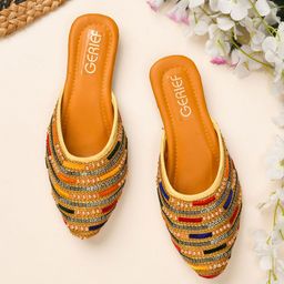 GERIEF Women Printed Mules-picture-12