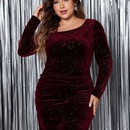 StyleCast Curve Women Embellished Bodycon Dress-picture-5