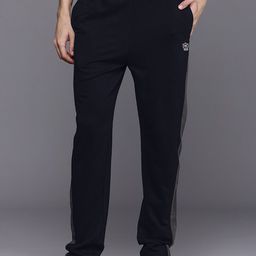 MOUNTAIN COLOURS Men Colour-Blocked Color Blocked Mid-Rise TrackPants-image-59
