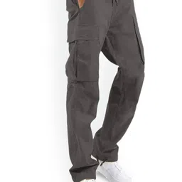 StyleCast Men Mid-Rise Relaxed Cargos Trousers-picture-19
