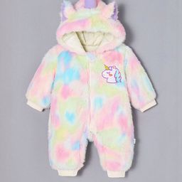 Hopscotch Kids Unicorn Horn Hood Bodysuit-picture-8