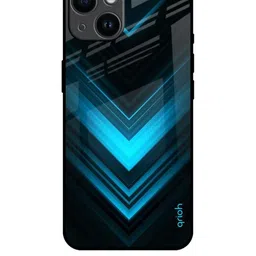 QRIOH Geometric Printed iPhone 14 Back Case Mobile Accessories-image-3