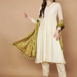 AKSHADEEP Bandhani & Patola Printed Art Silk Dupatta-picture-41