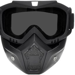 Bike Riding Face Mask Protective Gear Face Shield Motorcycle Goggles Helmet Visor-image-5