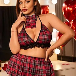 Klovvy Halter Neck Self-Designed Babydoll-picture-42