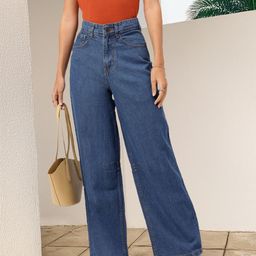 DressBerry Women Classic Cut Baggy Jeans-image-32