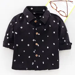 JAV CREATIONS Boys Classic Polka Dots Printed Casual Shirt-image-61