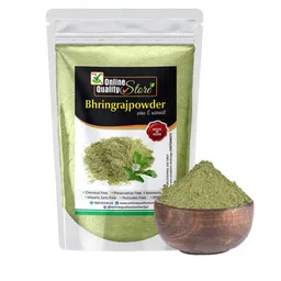 Online Quality Store Herbal Bhringraj Powder For Damaged Hairs - 400 g-84
