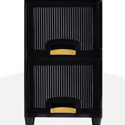 Kuber Industries Black Multipurpose Folding Cabinet image 4