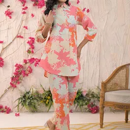 ROOHANIYAT Printed Top & Trouser Co-Ords-picture-13