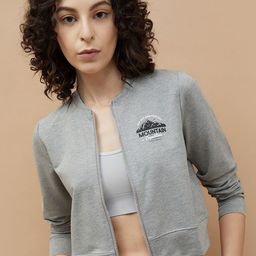 Kappa Women Typography Printed Cotton Sweatshirt-image-74