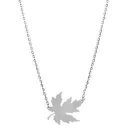 DressBerry Girls 925 Sterling Silver Mapel Pendant with Chain-image-18