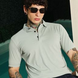 Campus Sutra Polo Collar Regular Fit T-shirt-image-87
