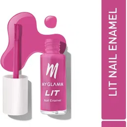 LIT Nail Enamel - Bold Digger (Neon Lilac Shade) Purple-18