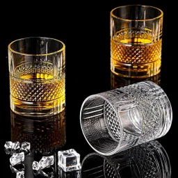 ok Premium Glasses (1 pc.) Scokch, Wine, Juice, Water, Parties, Bar, Restaurant Glass Whisky Glass-23