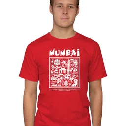Tantra Men Graphic Printed Round Neck Cotton T-shirt-image-70