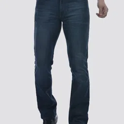 Numero Uno Men Bootcut Mid-Rise Light Fade Stretchable Jeans-picture-1