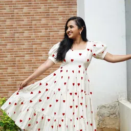 CORSICA Women Conversational Printed Fit & Flare Midi Dress-image-76