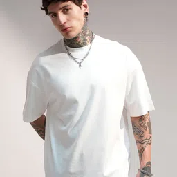 HIGHLANDER Drop-Shoulder Sleeves Oversized T-shirt-image-17