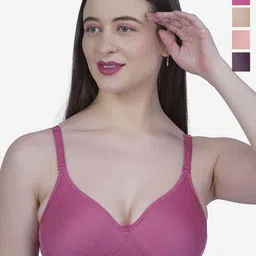 SHYAM SONS FLAIR Navya Pack of 4 Seamless Lightly Padded T-shirt Bras With All Day Comfort-28