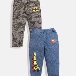 YK X Minute Mirth Boys Pack Of 2 Printed Track Pants & Joggers-image-75