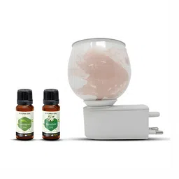 PEEPALCOMM 3Pc Peach-Colored Electric Aroma Oil Diffuser With Scented Oils 15 ml Each image 5