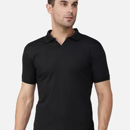 Elibolz Men Polo Collar Pockets T-shirt-image-88
