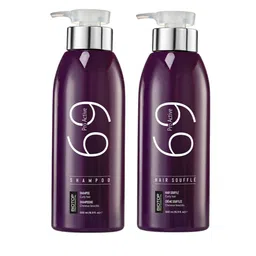 BIOTOP PROFESSIONAL Set of 2 69 Pro Active Shampoo with 69 Pro Active Souffl - 500 ml each image 1