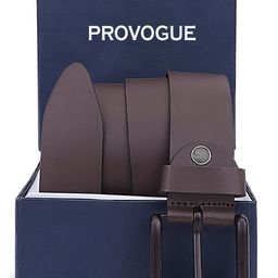 Provogue Men Textured Leather Formal Belt-image-109