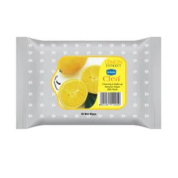 Ginni Set of 6 Lemon Cleansing & Makeup Remover Wet Wipes - 30 Wipes Per Pack image 2