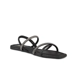 Inc 5 Embellished Open Toe Flats With Backstrap image 2