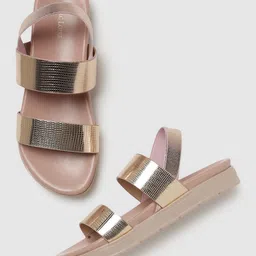 Marc Loire Textured Platform Heels With Backstrap image 3