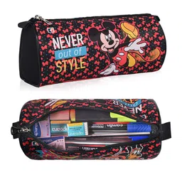Kuber Industries Kids Set Of 2 Disney Mickey Mouse Printed Multipurpose Pencil Pouchs-44