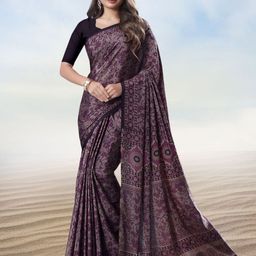 Kasak Floral Pure Crepe Saree-image-68