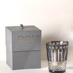 DOFT CANDLES Royal Grey Amber & Tonka Hurricane Scented Jar Candle-21