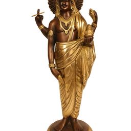 Exotic India Brown Religious Idol Showpiece-image-28