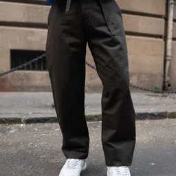 Powerlook Men Olive Regular Fit Cotton Pant-image-22