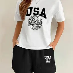 My Swag Typography Printed Round Neck Relaxed Fit T-Shirt With Short-picture-10